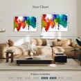 thumbnail image 4 of Elephant Stock Abstract Paint Splash Wall Art - Horizontal Canvas Wall Art - Living Room Wall Decor - Abstract Canvas - Brown And Green Decor - 39" x 26", 4 of 8