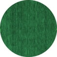 thumbnail image 1 of Ahgly Company Indoor Round Abstract Green Contemporary Area Rugs, 6' Round, 1 of 1