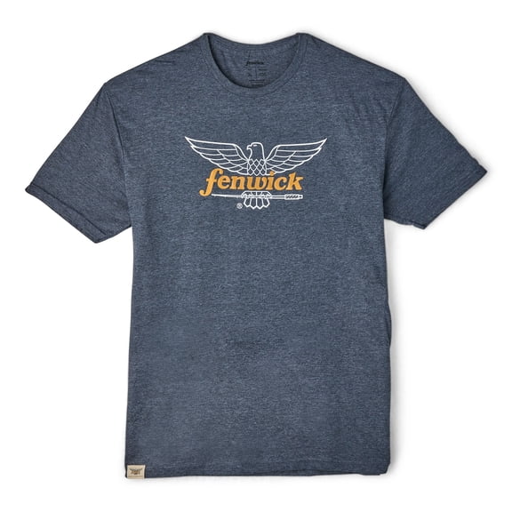 Fenwick Logo Short Sleeve T-Shirt, Heather Grey, Size S