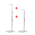 thumbnail image 3 of relayinert Stainless Steel Handbag Display Rack Adjustable Single Bright Silver, 3 of 9