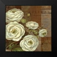 thumbnail image 2 of Gladding, Pamela 20x20 Black Modern Framed Museum Art Print Titled - Patina Ranunculus, 2 of 5