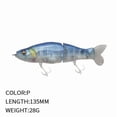 thumbnail image 2 of SeñUelo de Pesca Bionics, Cebo para Peces de Hundimiento Lento, Cebo Falso de 135 mm/28 G, Cebo Duro P, 2 of 5