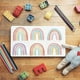 thumbnail image 3 of Calcomanías de pared de arcoíris para dormitorio de niñas, decoración de habitación de niños, papel tapiz Peel and Stick, pegatinas de pared de arco iris, Mural de vinilo, 36 Uds. Ormromra WMPH-1238, 3 of 5