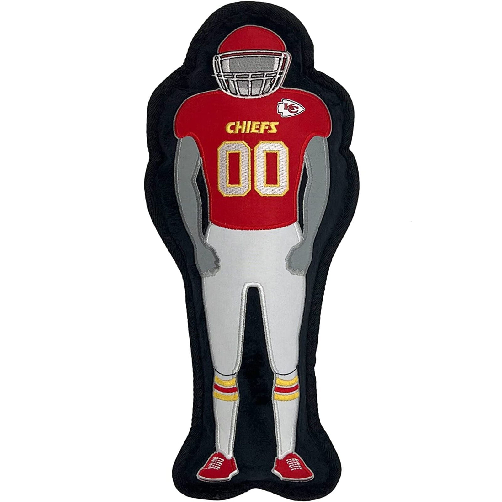 NFL Kansas City Chiefs Athletes Player Pet Dog Toy Premium Quality with Built-in Squeaker Chew Toy