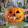 thumbnail image 4 of Floleo Halloween Trunk Or Treat Ghost Decoration Backdrop, Halloween Car Archway Garage Banner Trunk Or Treat Kit For Car Suv Truck Garage Door Decor Halloween Party Home Haunted House Wall Decor, 4 of 7