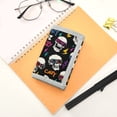 thumbnail image 7 of JIALIOU Nylon Trifold Card Wallet with ID Window Zipper Pocket for Men Women Teen Crazy Cool Skull, 7 of 7