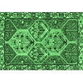 thumbnail image 1 of Ahgly Company Indoor Rectangle Persian Emerald Green Traditional Area Rugs, 2' x 4', 1 of 4