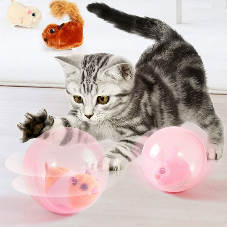 Electric Simulated Hamster Rolling Toy Small Cat Plaything Toys Interesting Balls Portable Child