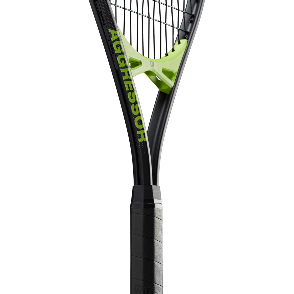 Wilson Aggressor Adult Tennis Racket Black/Green photo 6