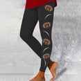 thumbnail image 6 of Shadoumai Women's Football Print Elastic Fitted Tights For Outerwear Leggings Comfortable Stretch High Waist Workout Yoga Pants, 6 of 6