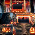 thumbnail image 3 of Halloween Theme Photography Background Portrait Photography Backdrops with Pumpkin Pattern Photo Studio Props for Portrait Photos Party Decoration, Size 2.1 * 1.5m/ 7 * 5ft, 3 of 7