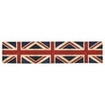 thumbnail image 2 of MYPOP Grunge Union Jack Flag Fabric Table Runner Placemat 16x72 inches, British UK Table Cloth for Office Kitchen Dining Wedding Party Home Decor, 2 of 6