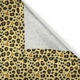 thumbnail image 4 of Ambesonne Yellow Brown Valance Pack of 2, Leopard Animal Print, 54"X12", Pastel Yellow Dark Mauve, 4 of 5
