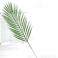thumbnail image 3 of 8 piezas artificiales de hojas de palma de Areca, tallos verdes, hojas de palmera tropical, plantas, hojas de imitación para arreglos florales del Domingo de Ramos, fiesta de boda en la playa de Luau, 3 of 6