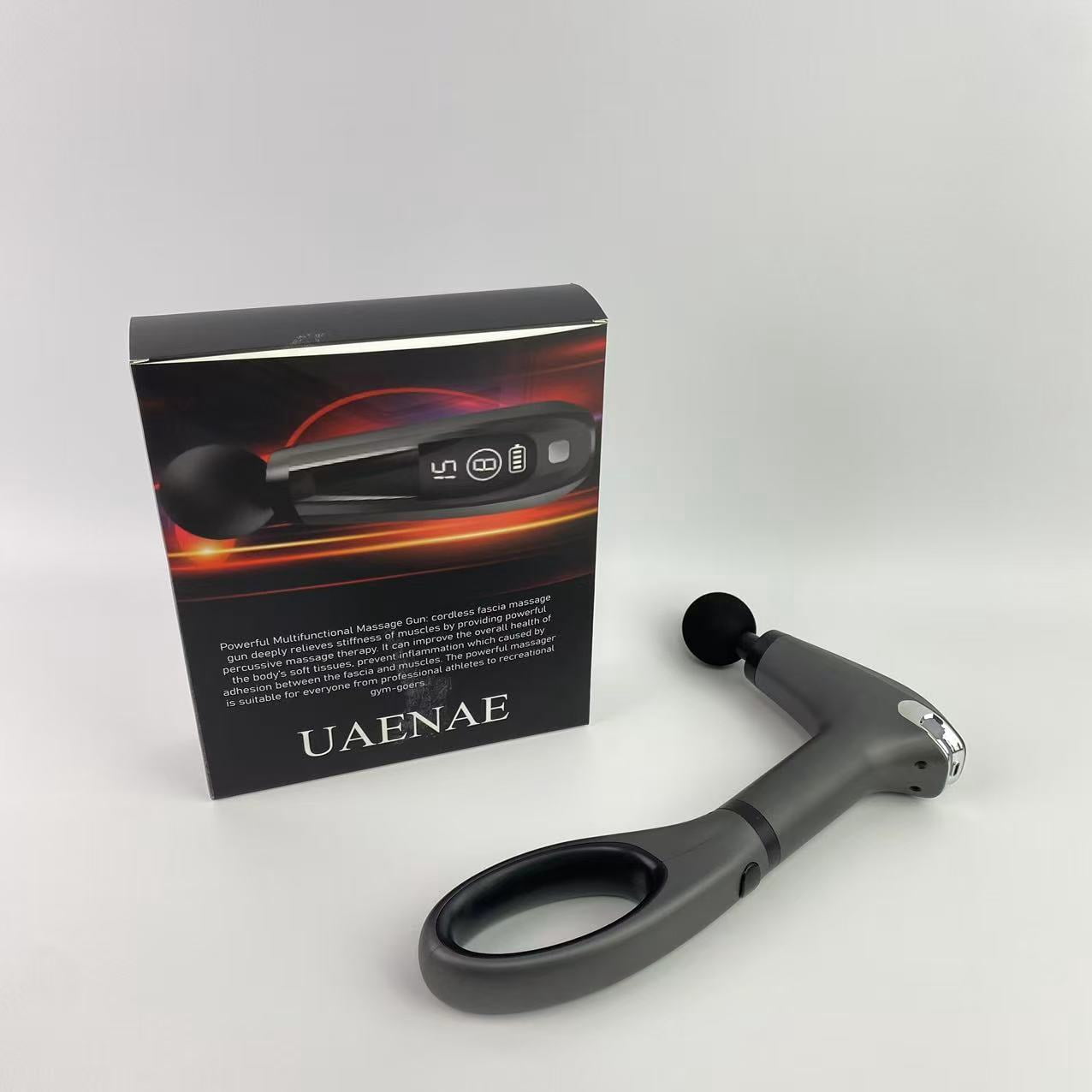 UAENAE Electric massage appliances, namely, electric vibrating massager,Massage Gun, Muscle Therapy Gun for Athletes