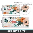 thumbnail image 7 of Pioneer Flower Floral Print Pattern Kitchen Rugs Sets Of 2,Anti Fatigue Kitchen Mat Rugs Non Slip Washable,Decorative Kitchen Floor Mats for Kitchen,Sink,Laundry,17"x30"+17"x47", 7 of 7