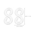 thumbnail image 2 of 500 Pcs Rubber Band Buckle Rubber Bands Bracelet Clips Rubber Band Accessory Clasps, 2 of 6