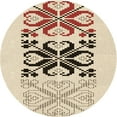 thumbnail image 1 of Ahgly Company Machine Washable Indoor Square Transitional Wheat Beige Area Rugs, 3' Square, 1 of 7