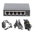 thumbnail image 2 of Conmutador Ethernet De 5 Puertos, Divisor Ethernet De Escritorio Con Reconocimiento Inteligente, Conmutador De Red Plug And Play Para Portátiles, Consolas De Juegos, Impresoras, 2 of 7
