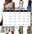 thumbnail image 4 of KLHDSF Dresses For Women Crew Neck Sleeveless Fit And Flare Fashionable Lightweight Elegant Summer Dress Dark Blue L, 4 of 6