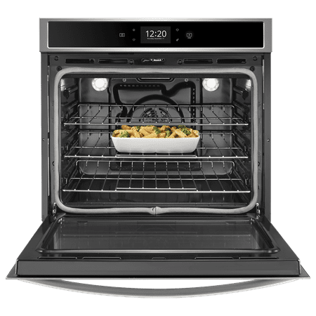 Whirlpool - 27" Built-In Single Electric Convection Wall Oven - Stainless steel