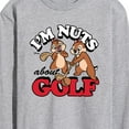 thumbnail image 3 of Disney - I'm Nuts About Golf - Men's Long Sleeve T-Shirt, 3 of 5