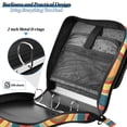 thumbnail image 4 of FORMRS Zipper Binder with Shoulder Strap 2-inch Ring 500 Sheet Capacity File Bag, Colorful Stripes, 4 of 5