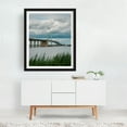 thumbnail image 3 of Throgs Neck Bridge, Queens - Bronx New York Photography Bridge Waterfall Scenic Architecture Landscape Harbor Travel Poster Black Framed Wall Art Print 12 x 16 inches, 3 of 4