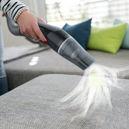 

Virmaxy Streamlined Handle Mini Vacuum Cleaner Car Vacuum Cleaner Dry And Wet Dual Use Wireless USB Small Mini Car Household High Suction