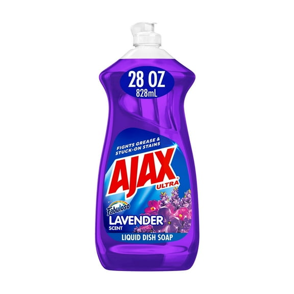 Ajax Ultra with Fabuloso Lavender Scent Liquid Dish Soap (28 fl oz )– 1 Pack bottle