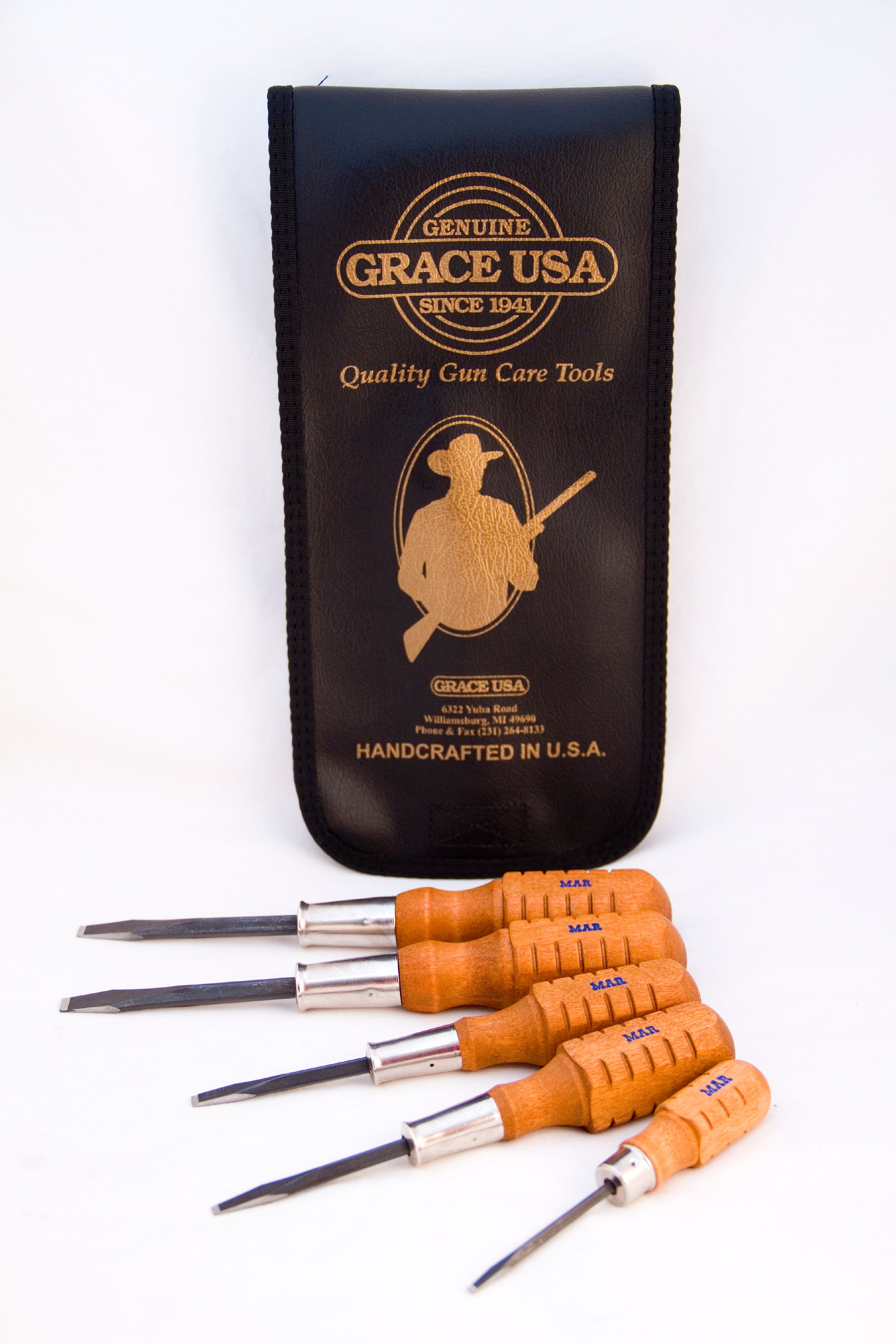 Grace USA Marlin Screwdriver Set HGMAR 336 Screws