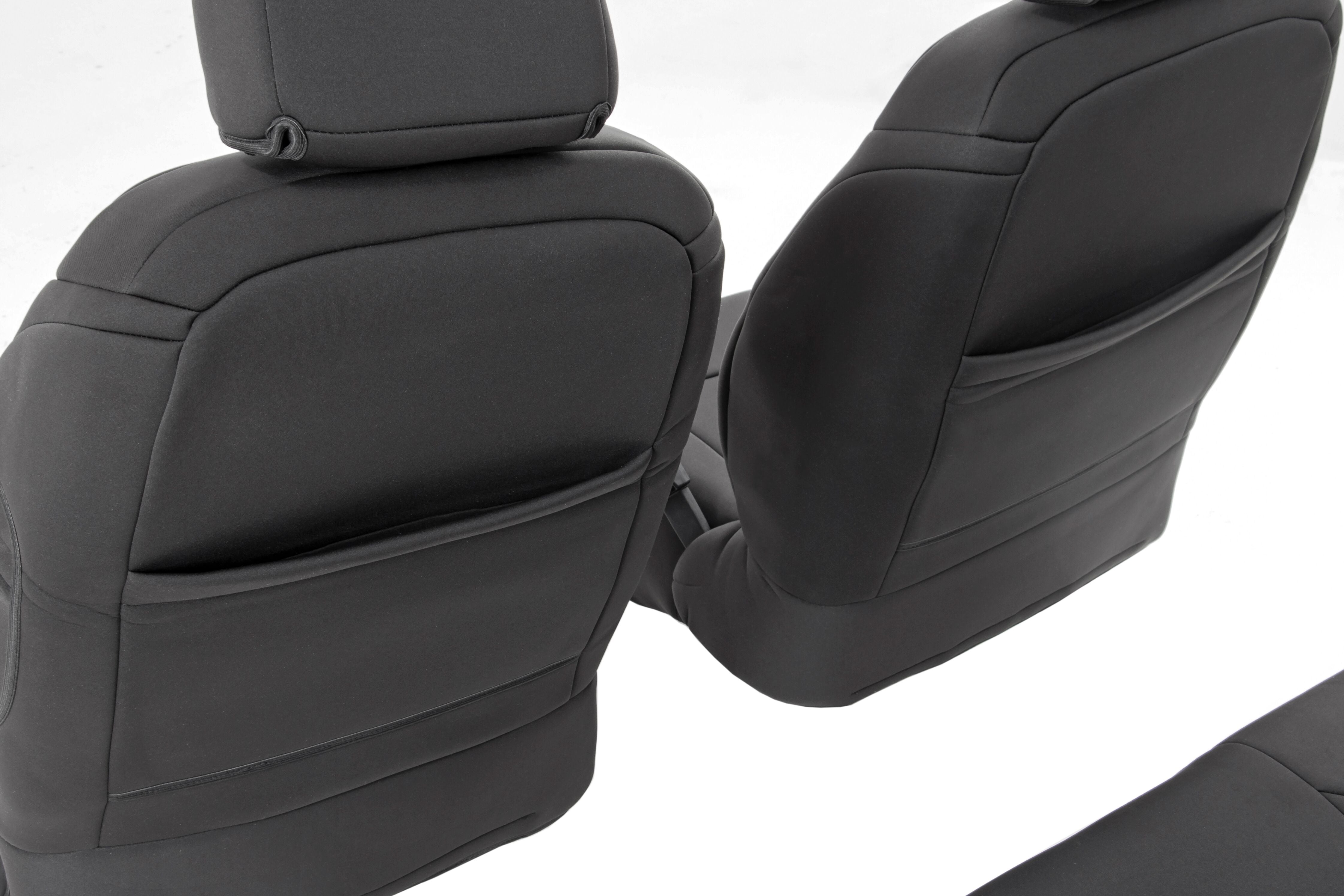 Rough Country Neoprene Seat Cover (fits) 2018-2020 Jeep Wrangler JL | 4DR | Rear Center Armrest | 1st/2nd Row | 91012