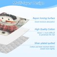 thumbnail image 4 of Ironing Mat Portable Ironing Blanket for Table Top Travel Ironing Pad for Washer Dryer 27.6" x 47.2" Snowman and Bird, 4 of 6