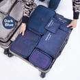 thumbnail image 5 of 6/8PCS Packing Cubes for Travel Luggage Organiser Bag Compression Pouches Clothes Suitcase, Packing Organizers Storage Bags for Travel Accessories, Black, 5 of 10