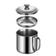 thumbnail image 1 of Colador de grasa de acero inoxidable para cocina (plateado), 1 of 8