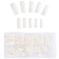 thumbnail image 1 of False Nails HUOGUO, 500 unidades, piezas de uñas blancas/naturales/transparentes, 1 of 2