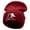 Maroon, variant on Snowboarding Life Embroidered 12 Inch Long Knitted Beanie - Black OSFM