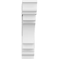 thumbnail image 2 of 5"W x 24"D x 24"H Standard Merced Architectural Grade PVC Bracket with Traditional Ends, 2 of 11