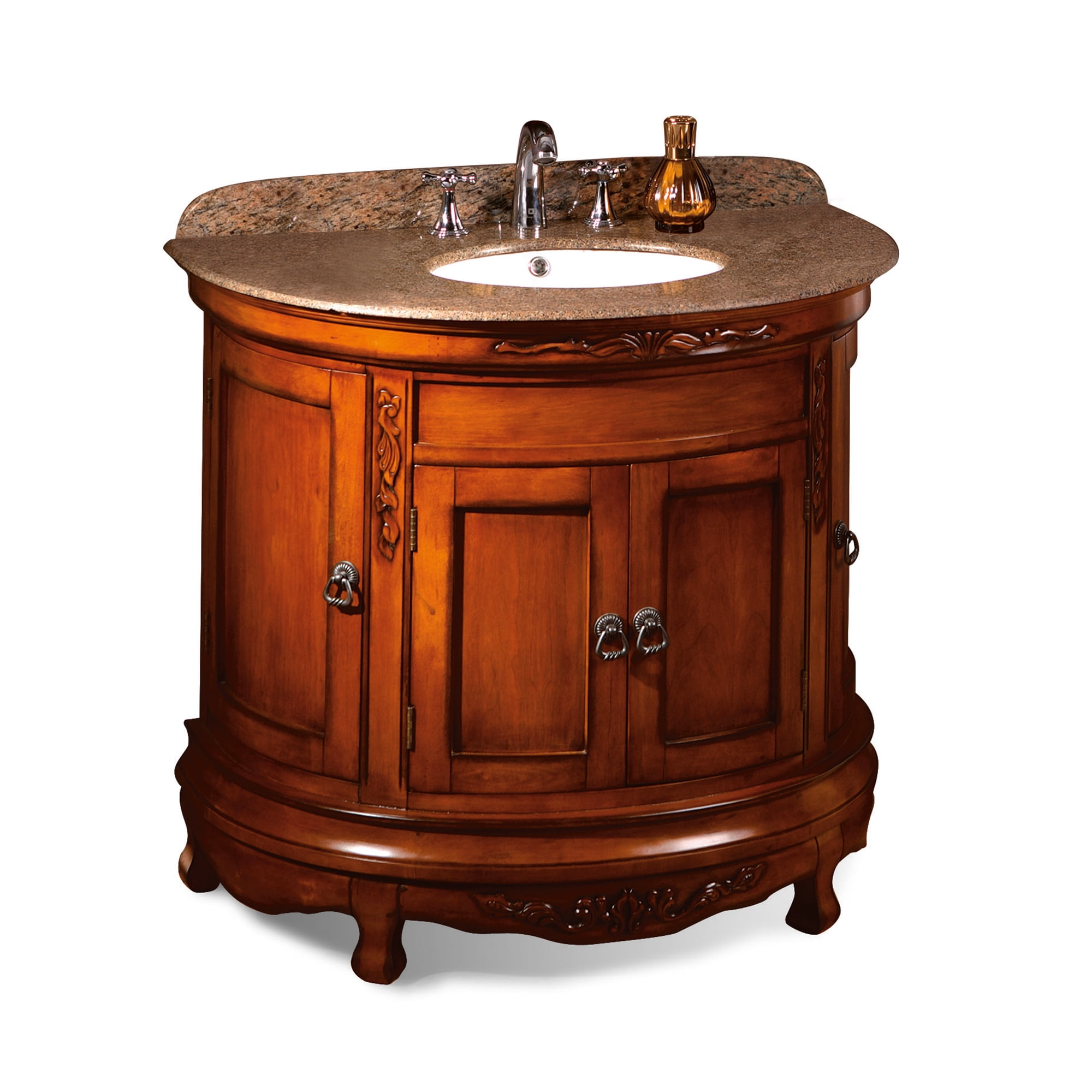Ove Decors Victoria Single Bathroom Vanity Light Cherry 25 5in X 48 68in X 42 5in X 196 2lbs Walmart Com