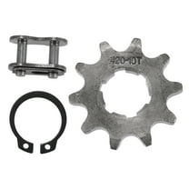 1 Set 420 10T 20mm Motorcycle Front Engine Sprocket for 50cc 70cc 90cc 110cc 125cc Dirt Pit Bike