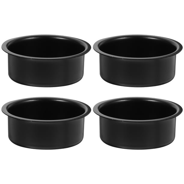 4 vasos metálicos para velas de Halloween, candelabros para fiestas y decoración del hogar