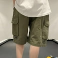 thumbnail image 5 of SDNall 4-14years Children's Hip Cool Five-minute Pants Middle and Large Summer Workwear Chinese Boys' Shorts Spring Models basketball boys shorts, 5 of 9