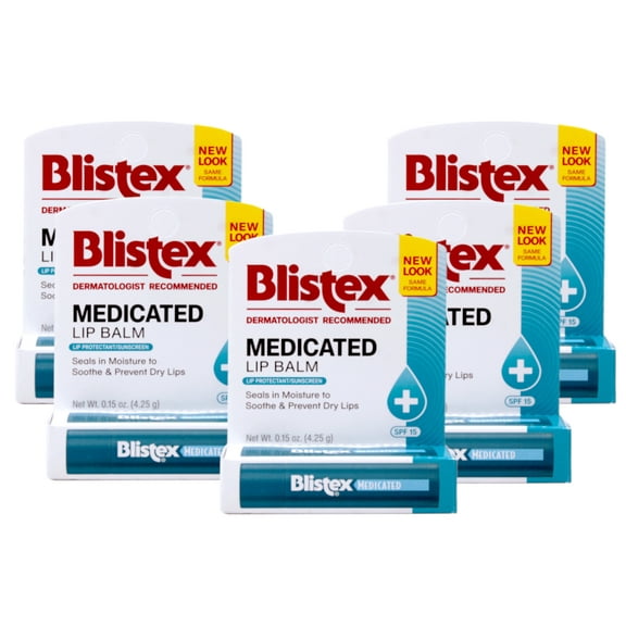 5PK Blistex PFY30117 Medicated Lip Balm