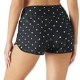 thumbnail image 6 of RELLECIGA Women's Black Polka Dot High Waisted Swim Shorts Swim Board Shorts for Women Size Small, 6 of 10