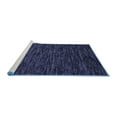 thumbnail image 2 of Ahgly Company Machine Washable Indoor Rectangle Abstract Blue Modern Area Rugs, 6' x 9', 2 of 4
