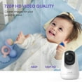 thumbnail image 4 of VAVA Video Baby Monitor with 5" 720P Handheld Screen and 2-Way Audio, White, 4 of 8