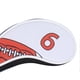 thumbnail image 2 of 9 Pcs Golf Iron Head Covers Digital Zipper Sports Pattern PU Protector Waterproof, 2 of 4