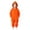 Orange, variant on Grblisyd Kids Soft Flannel Onesie Sleepwear Hooded Full Body Halloween Sleep Jumpsuit Cute Ghost Print Loungewear for Boys Girls