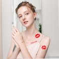 thumbnail image 4 of 12 Sheets Waterproof Lasting Tattoo Stickers Water Transfer Temporary Tattoos, Valentine's Day Body Fake Tattoos, 4 of 5