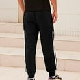 Tear Away Basketball Pants for Mens Casual Split Snap Button Post